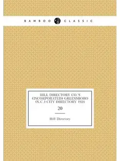 Hill Directory Co.'s (Incorporated) G