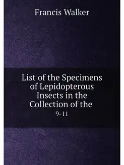 List of the Specimens of Lepidopterou