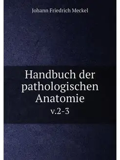 Handbuch der pathologischen Anatomie