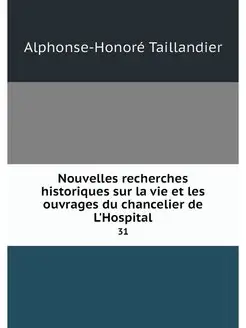 Nouvelles recherches historiques sur