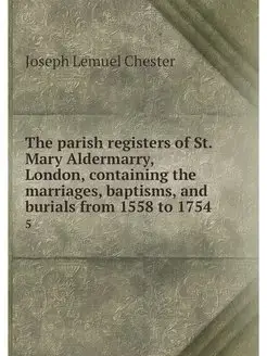 The parish registers of St. Mary Alde