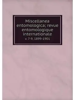 Miscellanea entomologica revue entom