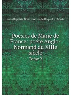 Poesies de Marie de France poete Ang