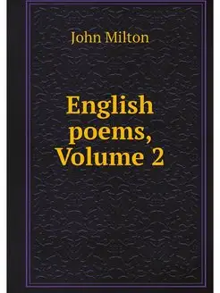 English poems, Volume 2