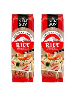 Лапша Сен Сой рисовая RICE VERMICELLI 2 штуки по 300 грамм