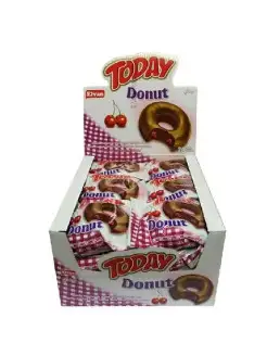 Пирожное Today Donut Вишня 40 г Х 24