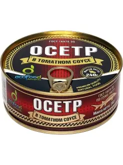 Осетр в томатном соусе, 240г