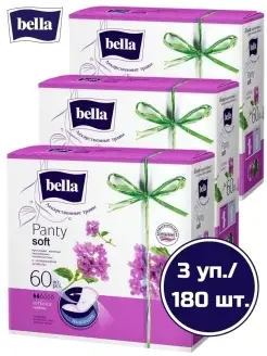 Прокладки женские ежедневные Panty Soft verbena 60 шт.х3 уп