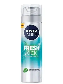 MEN Пена для бритья "Fresh Kick" с экстрактом мяты 200 мл