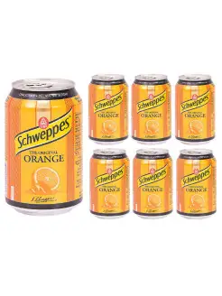 Лимонад Schweppes Апельсин 330 мл Х 6