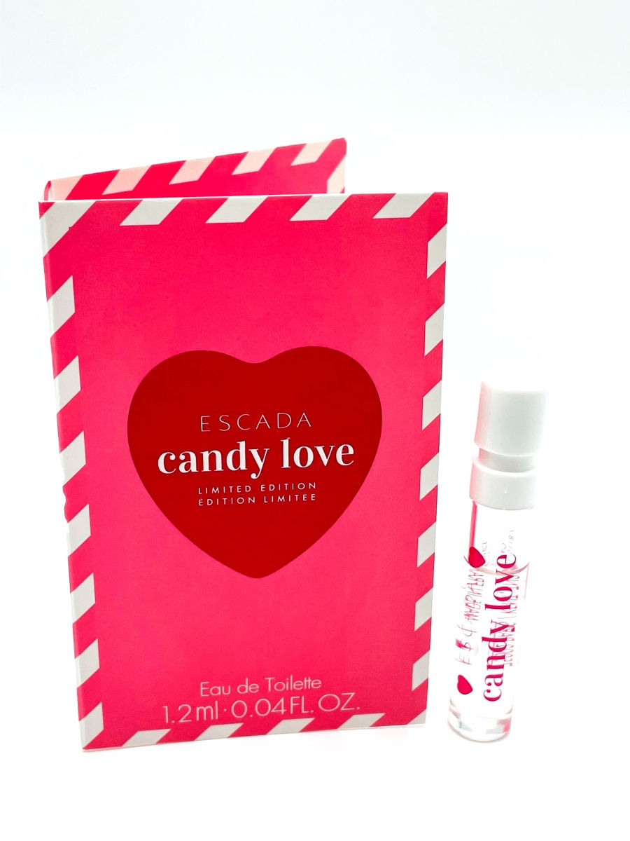 Love is candy. Духи Escada Candy Love. Эскада Канди лав. Духи Эскада Канди лав. Escada духи сердечко.