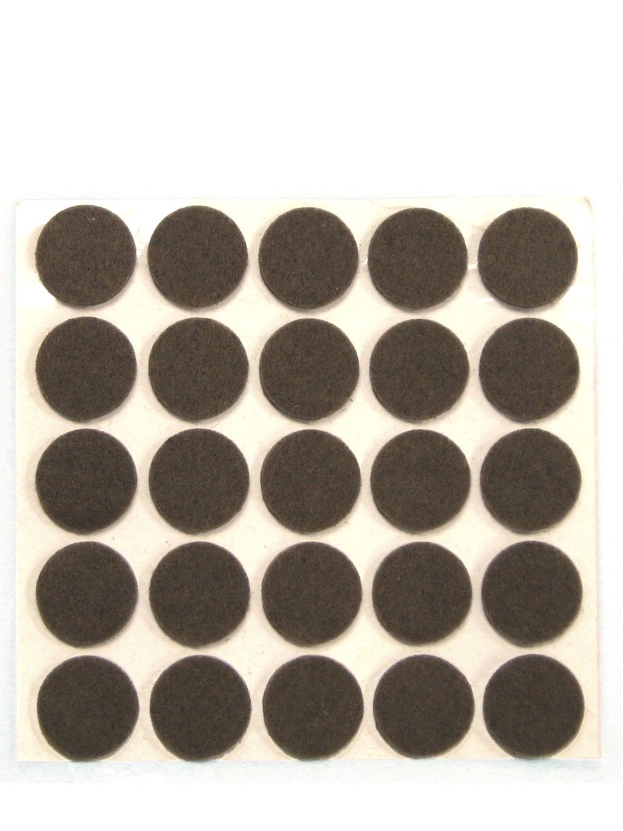 Stayer Comfort фетровые, коричневые, круглые, диаметр 16 мм, 20 шт 40910-16