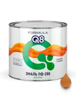 Эмаль пф-266 золотисто-коричневая 1,9 кг "Formula q8"