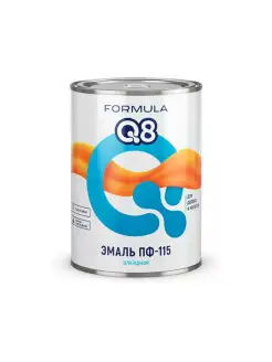 Эмаль пф-115 белая 0,9 кг "Formula q8"