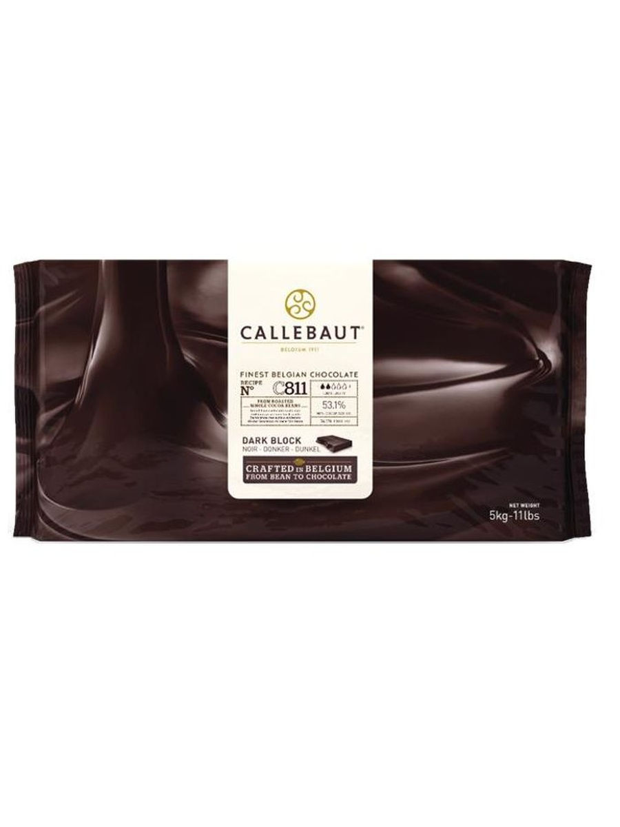 Шоколад молочный 33,5% в галетах Callebaut 2 5кг