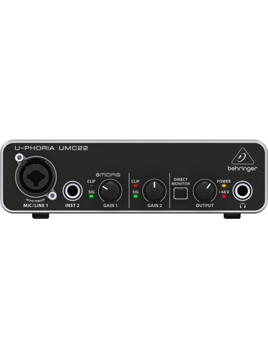 Внешняя звуковая карта behringer u phoria umc204hd