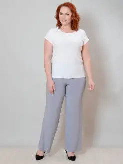 Брюки летние прямые Plus Size