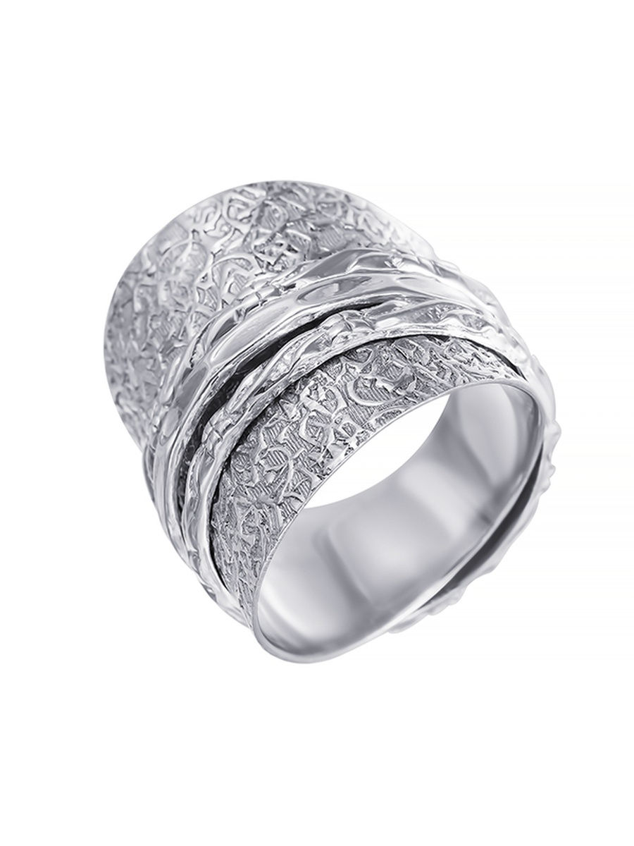Element47 широкое Ювелирное кольцо из серебра 925 пробы sr3104_ko_001_WG, размер 19.5