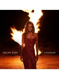 Celine Dion "Courage" Coloured Red