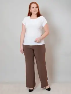 Брюки летние прямые Plus Size