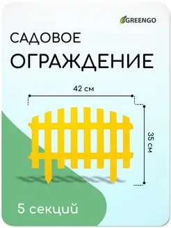 Заборчики садовые декоративные пластиковые ограждения