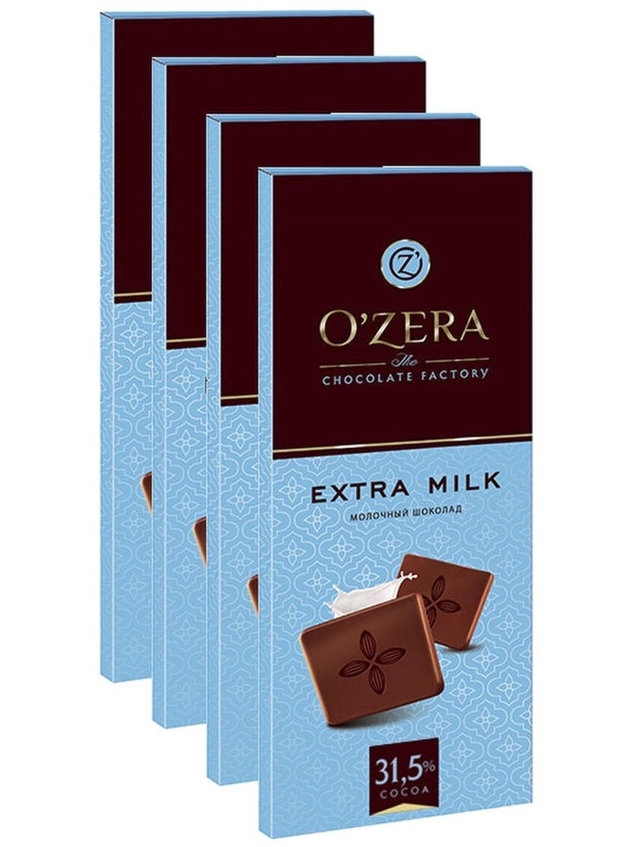 «Ozera», шоколад молочный Extra Milk, 90 г