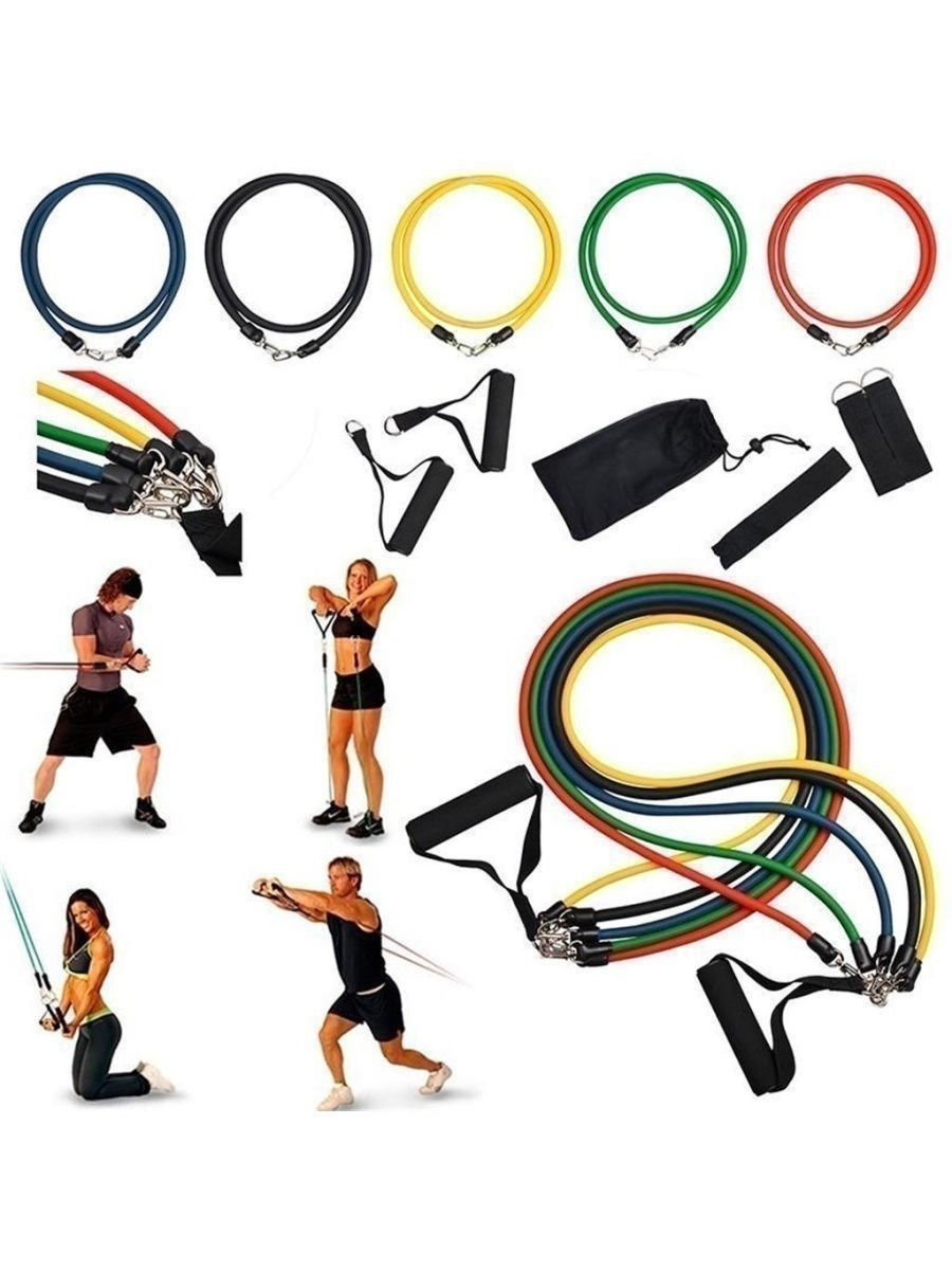 Набор фитнес резинок Resistance Bands Fitness Sport