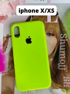 Чехол на iPhone X, Xs, 10 с яблоком