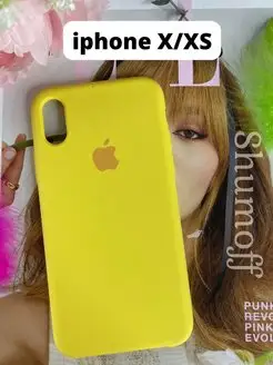 Чехол на iPhone X, Xs, 10 с яблоком