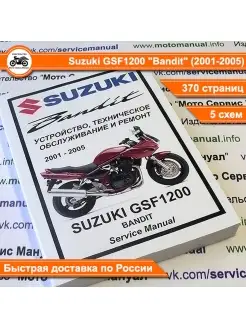 Suzuki GSF1200 Bandit (2001-2005) сервис мануал