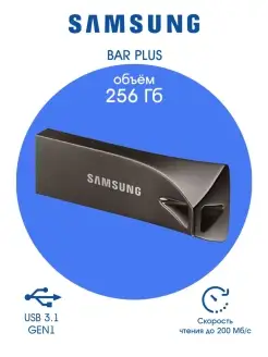 Флешка 256ГБ BAR Plus USB 3.1 MUF-256BE3 APC