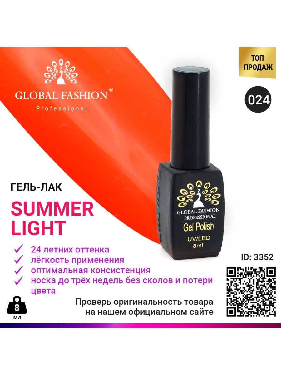 Global fashion гель лак