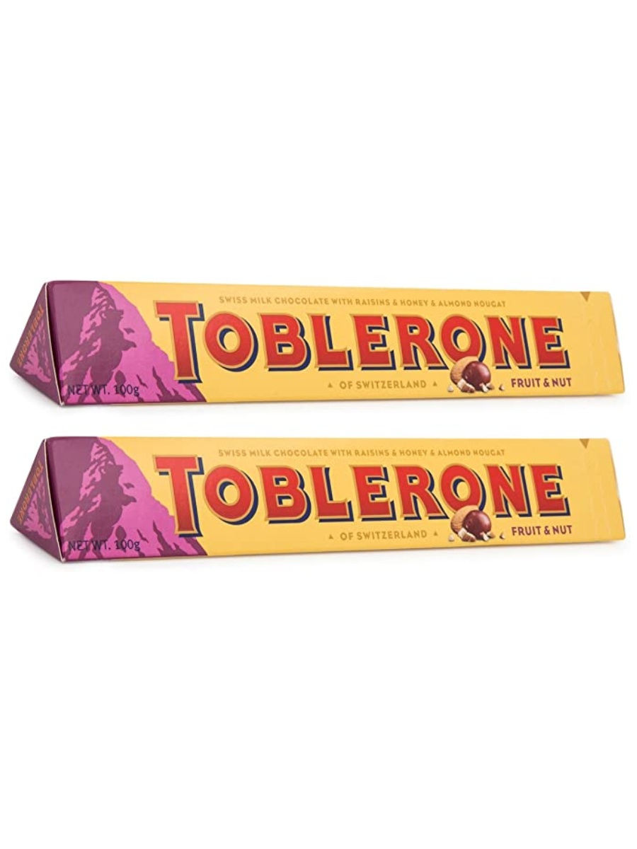 Шоколад Toblerone Fruit nut 100г