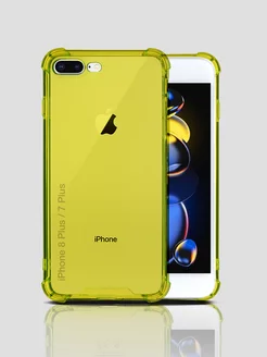 Чехол на Apple iPhone 8 Plus 7 Plus цветной прозрачный